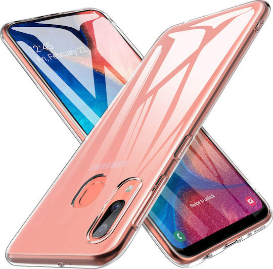 Umschlag Rückseite Silikon 1.5mm Transparent (Galaxy A20e)