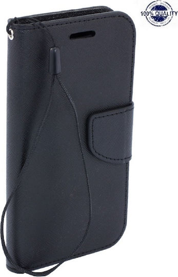 Fancy Wallet Δερματίνης Μαύρο (Redmi Note 8 Pro)