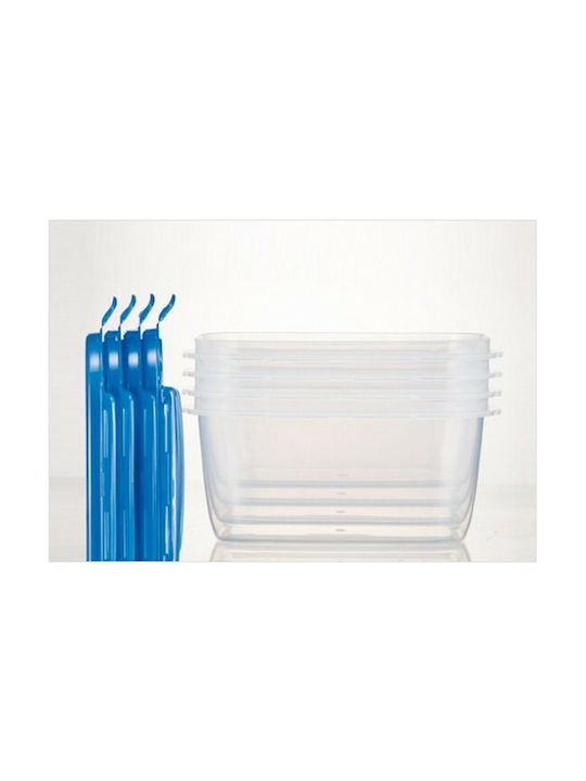 Lock&Lock Lunchbox Kunststoff Blue Geeignet für die Mikrowelle 1100ml LEP551 1Stück