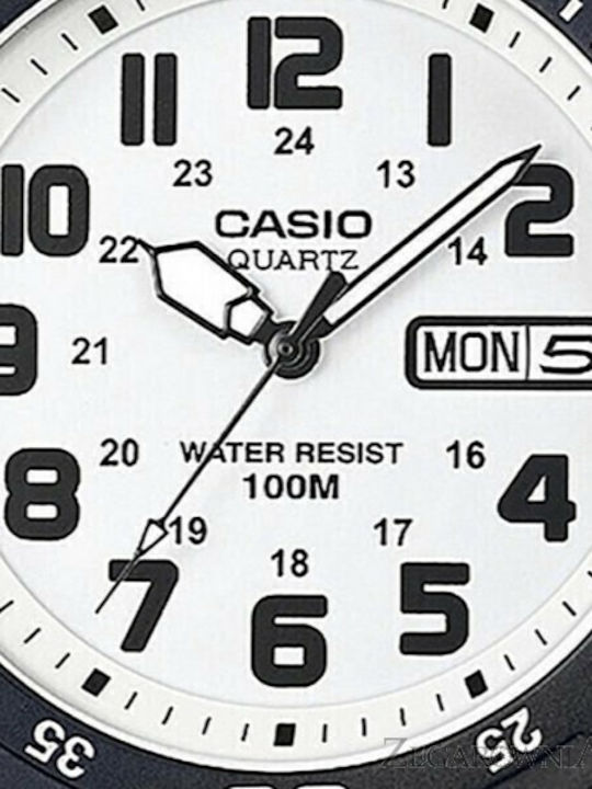 Casio Men's Watch 47mm Battery with Silver Metal Bracelet