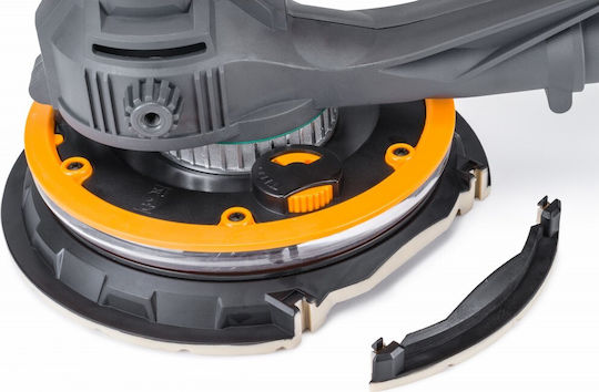 Powermat PM-DG-1400L-PRO Excentric Triveio 180mm Electrică cu control de viteză și cu sistem de aspirare
