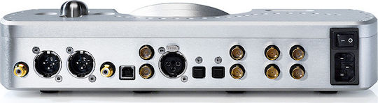 Chord Electronics Dave Silver Schreibtisch Digital Kopfhörerverstärker Einkanalig mit DAC, USB und Jack 6.3mm