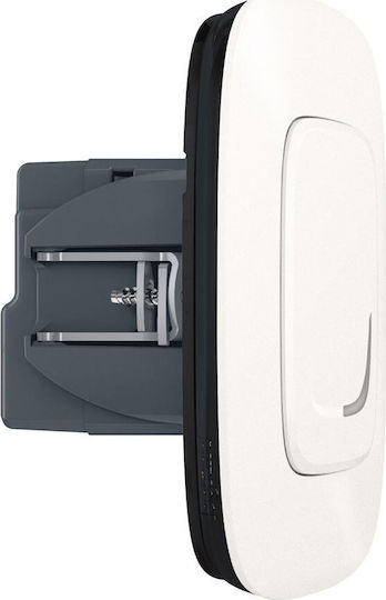 Legrand Valena Allure Netatmo Comutator Încastrat Dimmer cu Rama Clasic Buton 300W în Culoare Albă