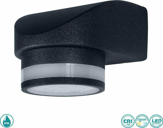 Sun Light Επιτοίχια Εξωτερική Πλαφονιέρα LED IP65 5W 13x10x14εκ.