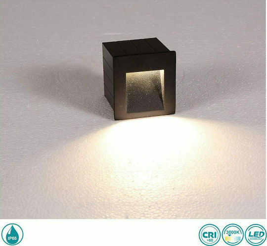 Sun Light Wall-Mounted Outdoor Ceiling Light LED IP65 3W 6.5x7εκ.