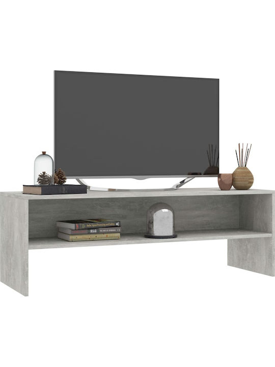 vidaXL TV-Ständer Grau M120xT40xH40cm