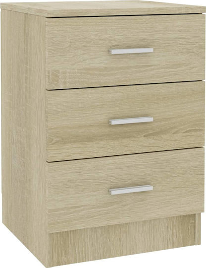 Wooden Bedside Tables 2pcs 38x35x56cm