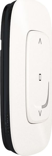 Legrand Valena Allure 91 Comutator De Perete Electric Montat Pe Perete Obturator Rulou Sens Unic Cu Cadru Pearl