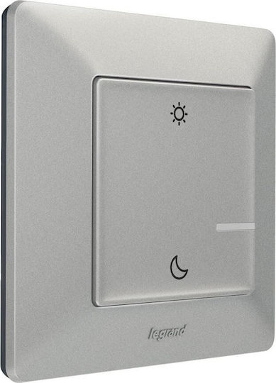 Legrand Valena Life Wall-mounted Basic Wall Switch with Aluminium Frame