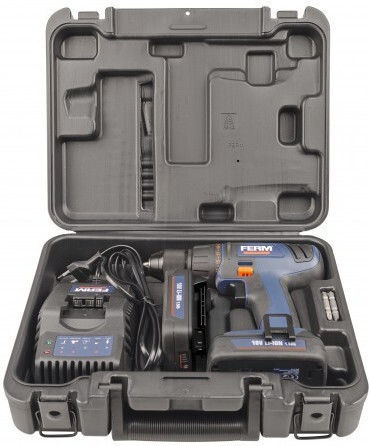 Ferm CDM1114S Battery Drill Driver 18V 2x1.5Ah