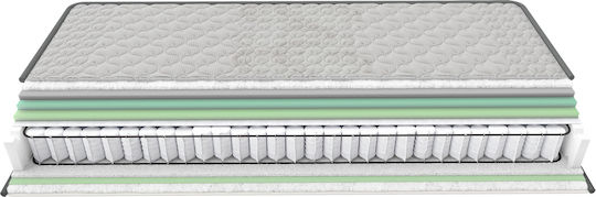 Greco Strom Scheme Queen Anatomic Saltea 160x200x26cm cu Suprapozabil
