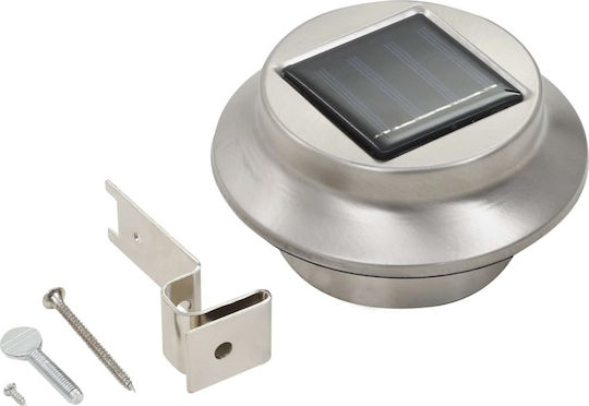 vidaXL Set of 12 Wall Solar Lights Cold White with Photocell 12cmx6.5cmcm