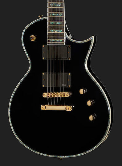 ESP LTD EC 1000 Chitară Electrică Tăietură unică cu HH Configurație Doze Neagră