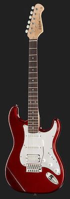 Harley Benton ST-20HSS Ηλεκτρική Κιθάρα 6 Χορδών με Ταστιέρα Roseacer και Σχήμα ST Style Candy Apple Red