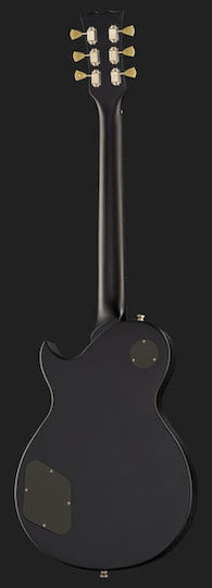 Harley Benton SC-400 Electric Guitar Single cut with HH Pickup Configuration Gold Top Satin