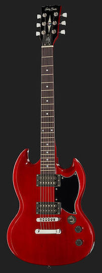 Harley Benton DC-200 Ηλεκτρική Κιθάρα Double Cut με HH Διάταξη Μαγνητών Cherry