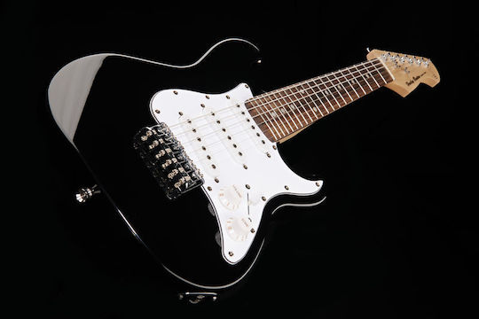Harley Benton ST-Junior BK Bundle 1 Set Chitară Electrică Stratocaster cu SSS Configurație Doze Standard cu Husă