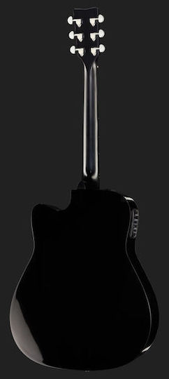 Yamaha Полуакустичен Китара FGX-800C Отрязана Черно