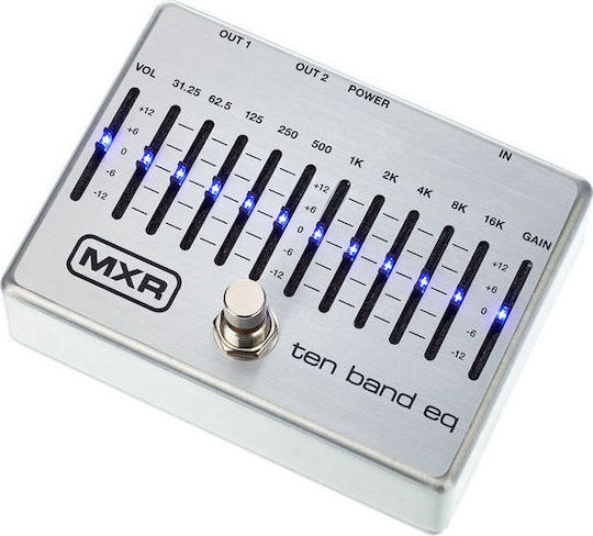 MXR M-108S 10 Band Πετάλι Equalizer Ηλεκτρικής Κιθάρας και Ηλεκτρικού Μπάσου