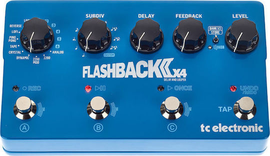 TC Electronic Flashback x4 Педал Ефект Забавяне / Looper Електрическа китара, Електрически бас и Електроакустични инструменти