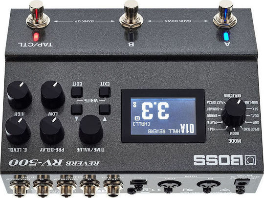 Boss RV-500 Reverb Πολυεφέ Effect Ηλεκτροακουστικών Οργάνων, Ηλεκτρικής Κιθάρας και Ηλεκτρικού Μπάσου