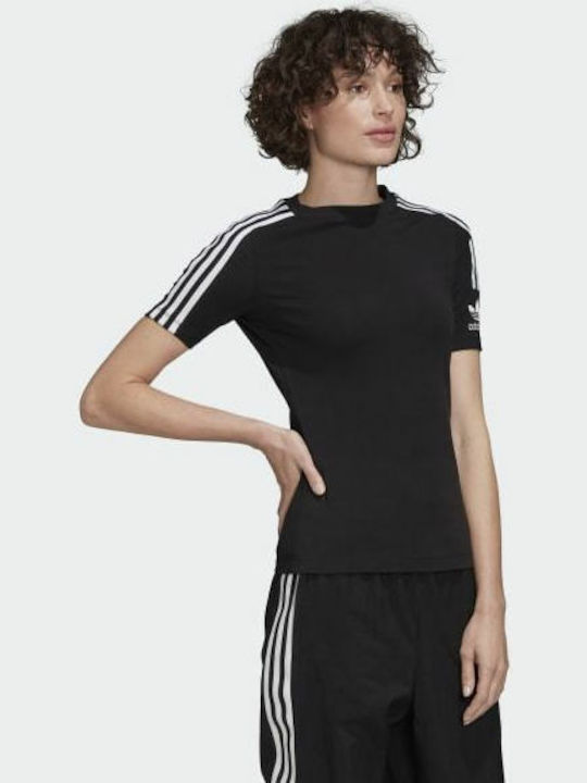 Adidas Tight Γυναικείο Αθλητικό T-shirt Μαύρο