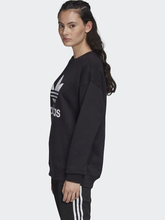 Trefoil Long Women's Sweatshirt Black
