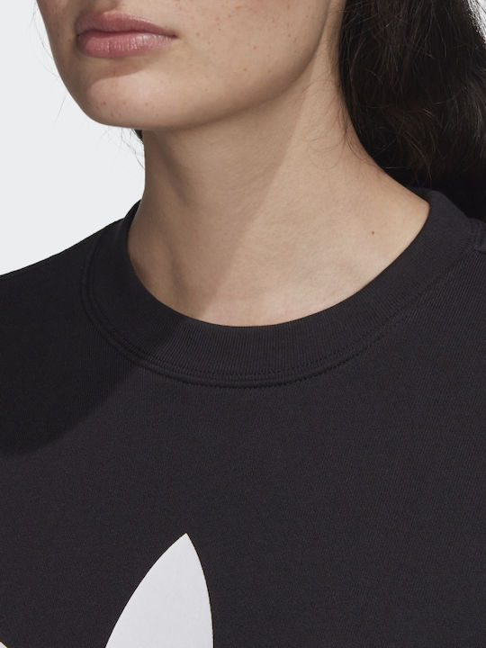 Trefoil Long Women's Sweatshirt Black