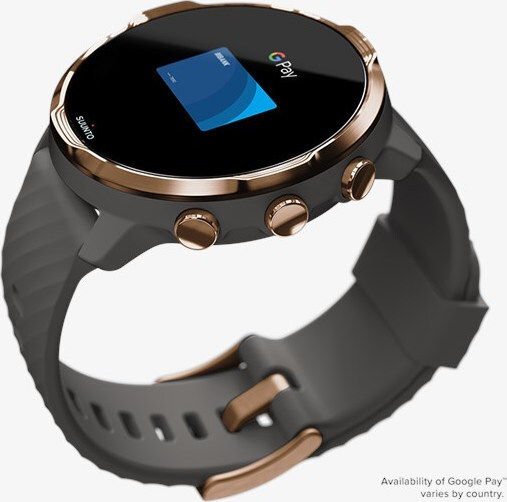 Suunto 7 50мм Водоустойчив Смартчасовник с Пулсомер (Graphite Copper)