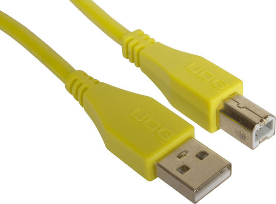 UDG 2m USB 2.0 Cable A-Male to B-Male Yellow (U95002YL)