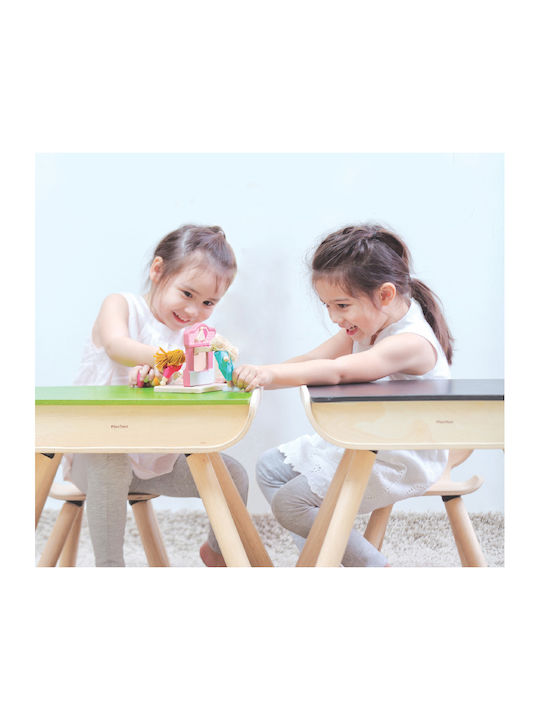 Детско Бюро Черен Plan Toys