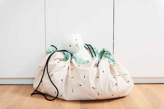 Play&go Kinder Spielmatte aus Stoff Swan Weiß 140x40cm 1Stück