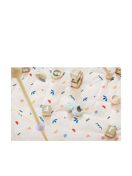 Play&go Saltea de Joacă pentru Copii din Țesătură Icons Bej 120x40cm 1buc