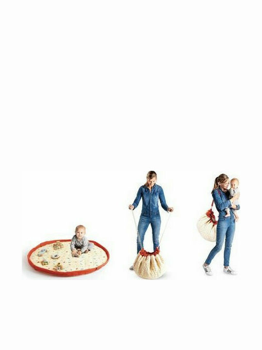 Play&go Saltea de Joacă pentru Copii din Țesătură Icons Bej 120x40cm 1buc