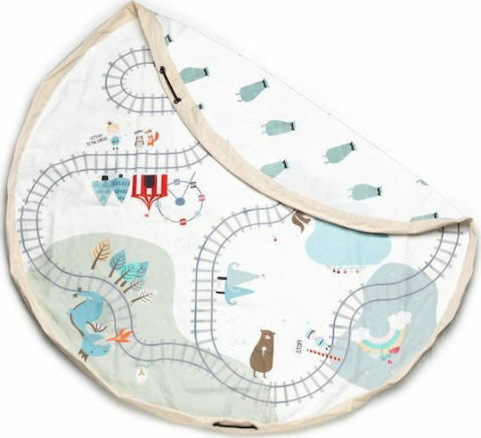 Play&go Trainmap Activity Mat White 140x140cm