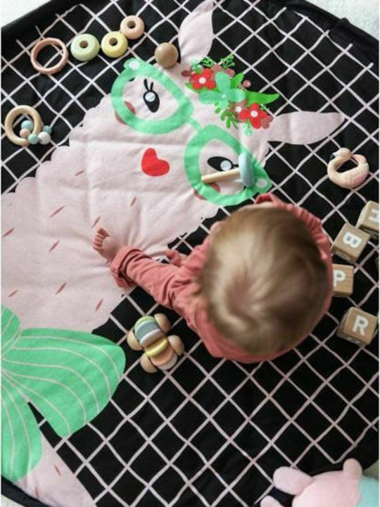 Play&go Lama Activity Mat Black 120x120cm