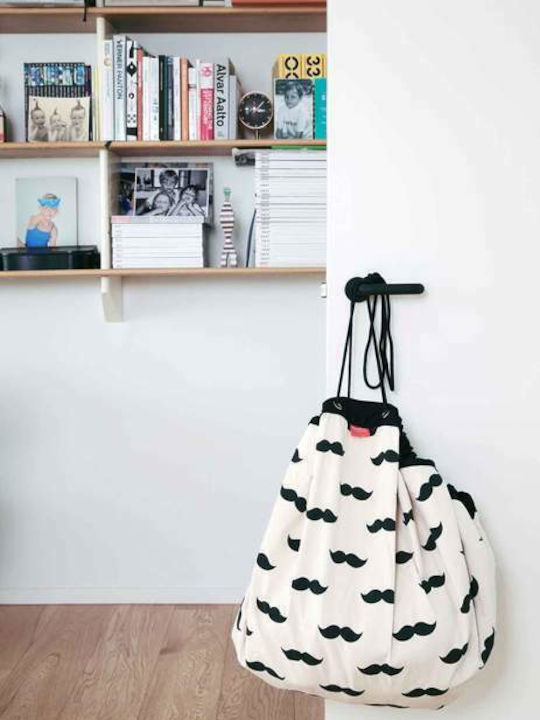 Play&go Children's Play Mat made of Fabric Moustache White 1pcs
