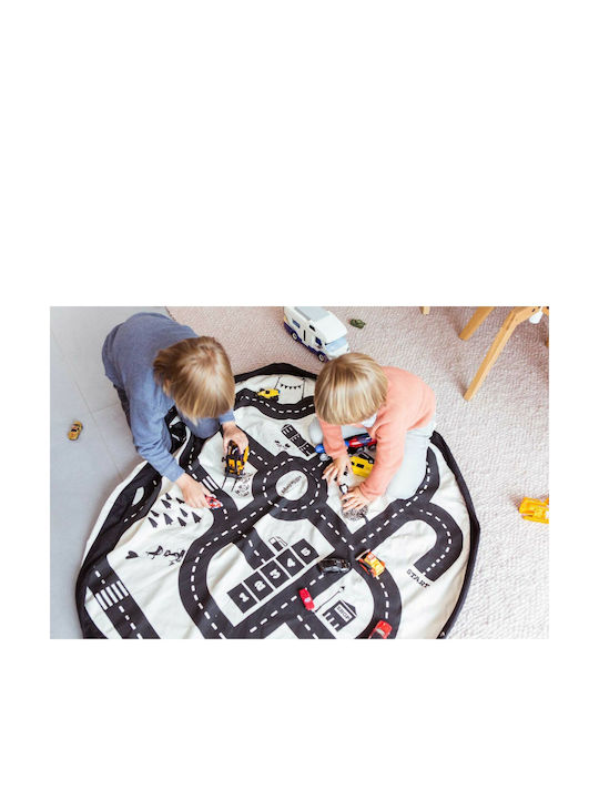 Play&go Roadmap Χαλάκι Δραστηριοτήτων Μαύρο 140x140cm