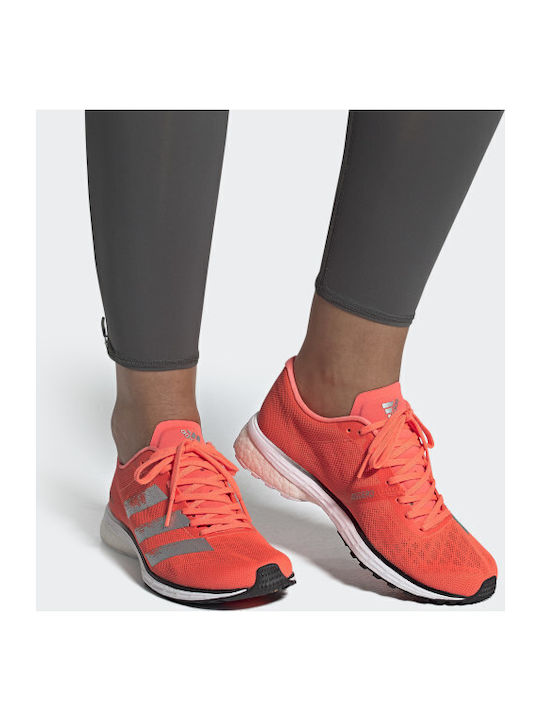 Adizero Adios 5 Sport Shoes Running Signal Coral / Silver Metallic / Core Black