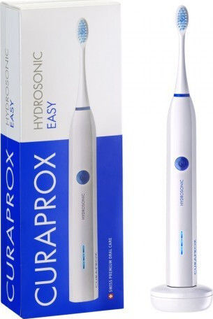 Curaprox Hydrosonic Easy Ηλεκτρική Οδοντόβουρτσα με Θήκη Ταξιδίου Λευκή