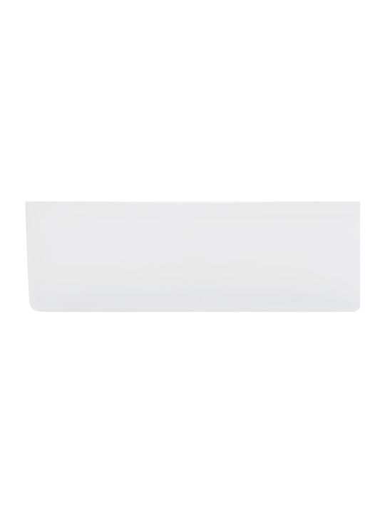vidaXL Надеждна мивка Керамика 40x30x13см Бял