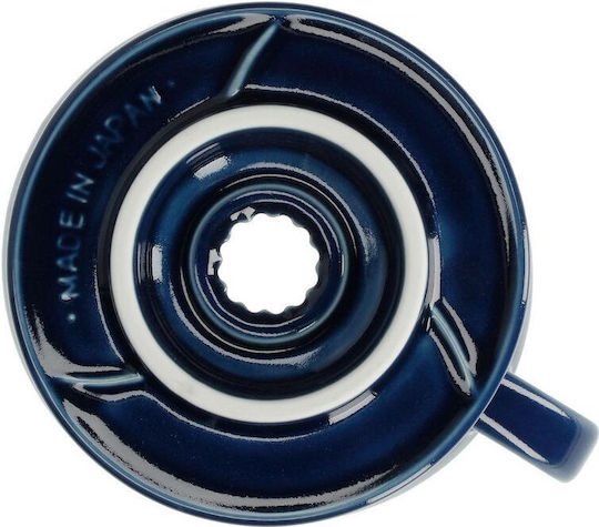 Hario V60 02 Picurător de cafea Ceramică Albastru 140x120x102mm