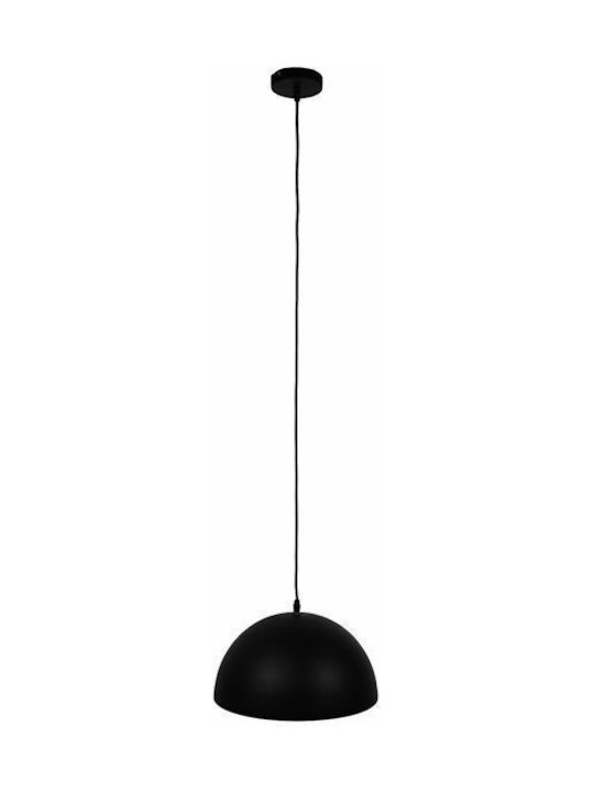 GloboStar Medea Black Bell Pendant Ceiling Light with E27 Socket 30x30x16cm