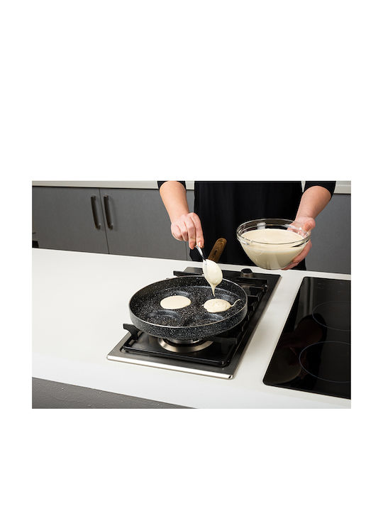 Nava Nature Pancake Pan for Pancakes made of Aluminum with Stone Coating 26cm