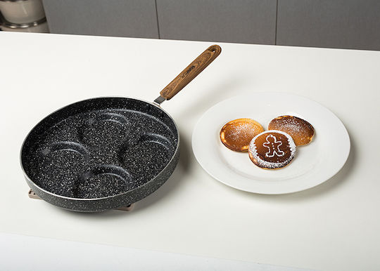Nava Nature Pancake Τηγάνι για Pancakes από Αλουμίνιο με Επίστρωση από Πέτρα 26cm