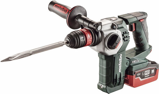 Metabo KHA 18 LTX BL 24 Κρουστικό Σκαπτικό Πιστολέτο Μπαταρίας Brushless 18V 2x5.5Ah με Υποδοχή SDS Plus 600211660