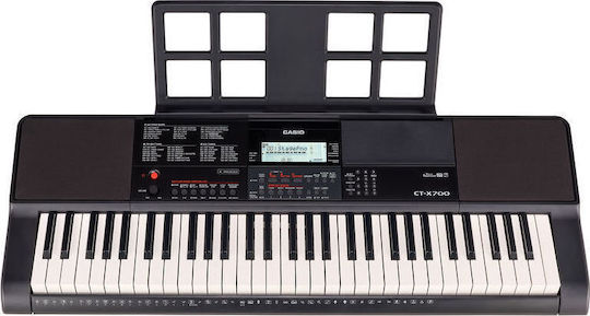 Casio Αρμόνιο CT-X700 με 61 Δυναμικά Πλήκτρα Μαύρο