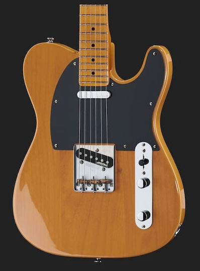 Vintage V52 ReIssued Ηλεκτρική Κιθάρα T Style με SS Διάταξη Μαγνητών Butterscotch