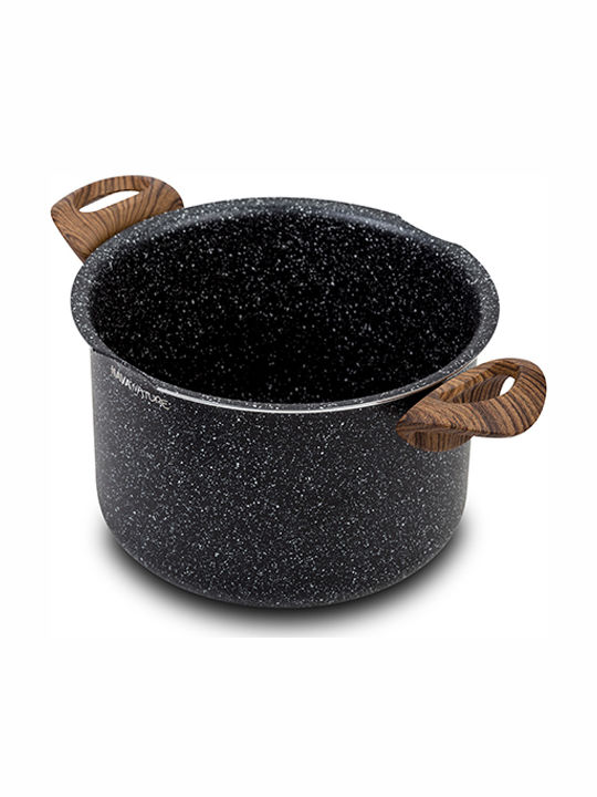 Nava Nature Βαθιά Κατσαρόλα από Αλουμίνιο 4.5lt / 22cm