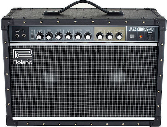 Roland Jazz Chorus JC-40 Combo Amplifier for Electric Guitar 2 x 10" 40W Black